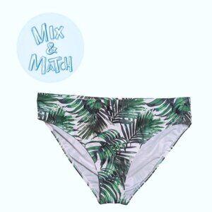 1X NWT Tropical Mid Rise Swim Bottoms
